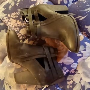 Call It Spring Black Boot High Heels